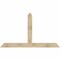 Ekena Millwork Portland Rough Sawn Timber Gable Bracket, Douglas Fir, 84"W x 49"H x 6"D x 6"F, 14/12 Pitch GBW084X49X0606POR00RDF - alternate 1